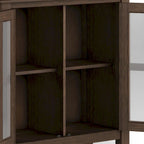 Madia bassa Stratford in legno massello, 30 pollici di larghezza - 30w x 14p x 31h