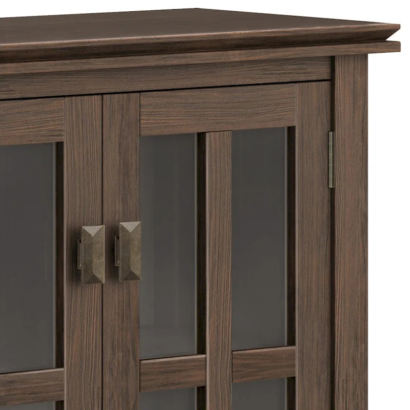 Madia bassa Stratford in legno massello, 30 pollici di larghezza - 30w x 14p x 31h