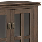 Madia bassa Stratford in legno massello, 30 pollici di larghezza - 30w x 14p x 31h