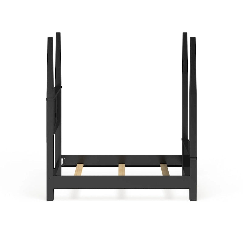 Letto a baldacchino Bedford Black King
