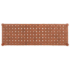 Panca in legno e pelle - 47Lx16Px18A