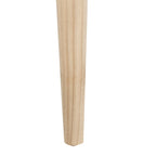 Panca in legno e pelle - 47Lx16Px18A