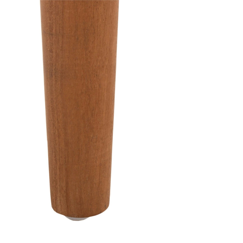 Panca in legno e pelle - 47Lx16Px18A