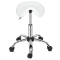 Sgabello regolabile con rotelle in similpelle Sgabello con rotelle Sedia da salone con ruote