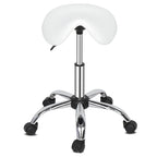 Sgabello regolabile con rotelle in similpelle Sgabello con rotelle Sedia da salone con ruote