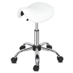 Sgabello regolabile con rotelle in similpelle Sgabello con rotelle Sedia da salone con ruote