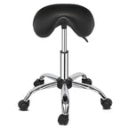 Sgabello regolabile con rotelle in similpelle Sgabello con rotelle Sedia da salone con ruote
