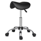 Sgabello regolabile con rotelle in similpelle Sgabello con rotelle Sedia da salone con ruote