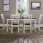 Crosley Shelby, Set da pranzo 7 pezzi, bianco