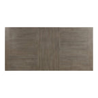 Set da pranzo 7 pezzi in legno rustico grigio