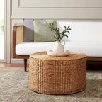 SAFAVIEH Shafika Wicker Storage Coffee Table - 28.5 x 28.5 x 17 - 29Wx29Dx17H