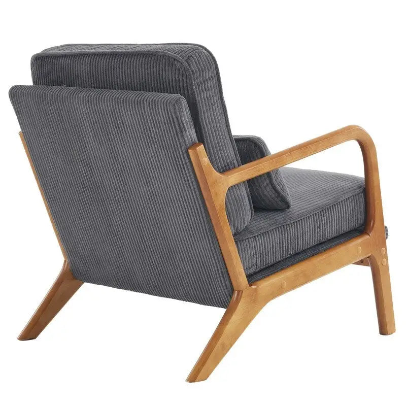 Sedia imbottita in misto lino, 2 pezzi