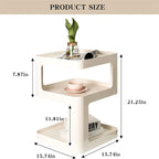 Comodini a 3 ripiani - 15,74P x 15,74L x 21,25A