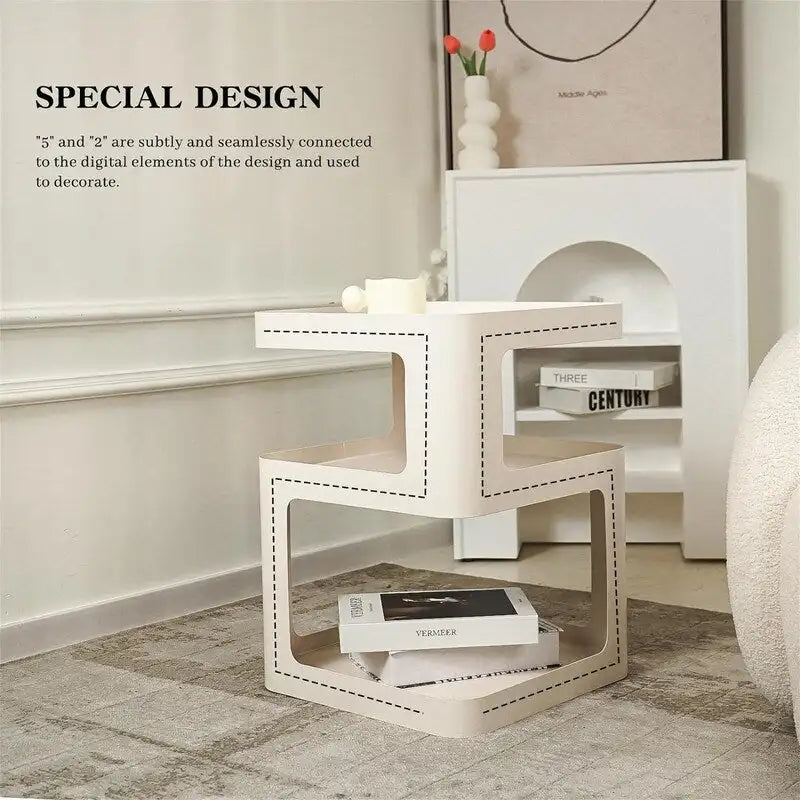 Comodini a 3 ripiani - 15,74P x 15,74L x 21,25A