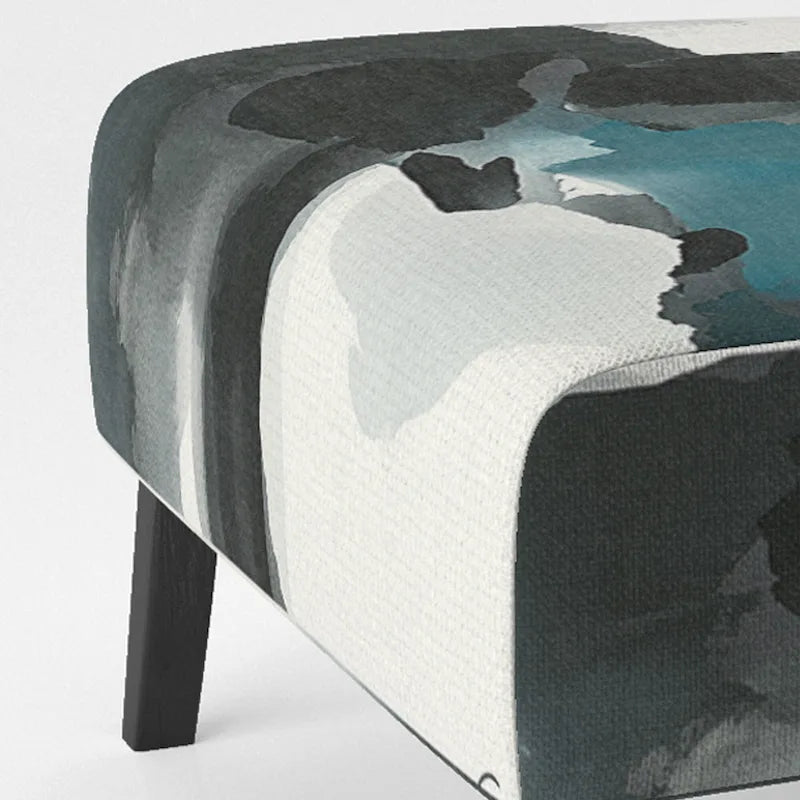 Poltrona di design astratta imbottita - Poltrona moderna per camera da letto