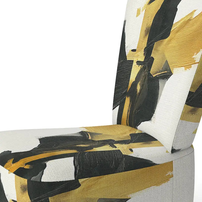 Poltrona di design astratta imbottita - Poltrona moderna per camera da letto